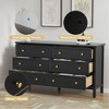 ORRD 6-Drawer Dresser, Wood Storage Cabinet with Black Handles, Modern Chest for Bedroom & Living Room - 3 of 4