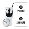 Star Wars Rebel Alliance 40 Oz White Stainless Steel Tumbler - 4 of 4