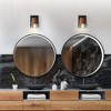 Maxim Lighting Carpenter 1 - Light Vanity in  Walnut/Black - 3 of 3