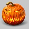 Men's Design By Humans Jack O'Lantern By Ldarro T-Shirt - 2 of 4