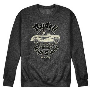 Men's - Grease - Rydell High School Auto Shop Graphic Fleece Sweatshirt - 1 of 4