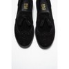 Alex - Black Suede Leather Tassel Loafers (Women) | Forever & Always Shoes - 3 of 4