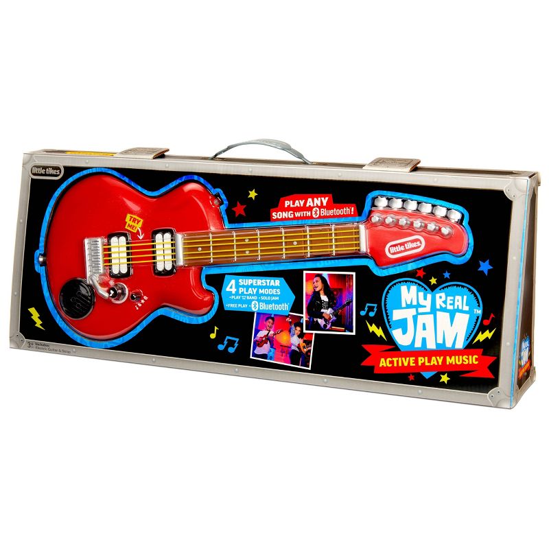 Little Tikes My Real Jam Electric Guitar - Red, 6 of 10