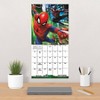 Trends International 2025 Spider-Man Bilingual French Wall Calendar: Monthly 12x12 Paper, Multicolored, All Ages, Saddle Stitch - 4 of 4