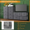 SKRAN Dresser For Bedroom With 4 Storage Drawers, Small Dresser Chest Of Drawers Fabric Dresser With Sturdy Steel Frame,Dresser With Wood Top - 4 of 4