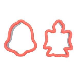 Christmas Cookie Cutters Set, BPA-Free Plastic with Comfort Grip, Dishwasher Safe - 1 of 4