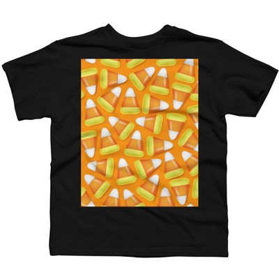 Boy's Design By Humans Halloween Candy Corn By NewburyBoutique T-Shirt