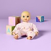 8" Little Baby Doll - Blonde Hair + Blue Eyes - Gigglescape™ - 2 of 3