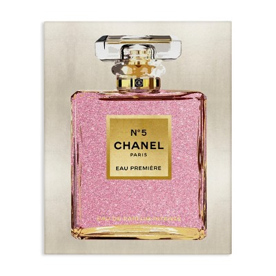 Stupell Industries Pink Luxury Perfume Canvas Wall Art