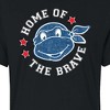 Women's - Teenage Mutant Ninja Turtles - Born Raised USA Cropped Graphic T-Shirt - 2 of 4