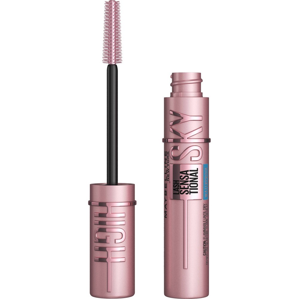 Photos - Mascara Maybelline Lash Sensational Sky High Lengthening  - 802 Waterproof Very Black - 0.24 fl oz 