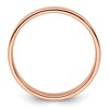 Black Bow Jewelry 5mm 14K Rose, White, or Yellow Gold Lightweight Flat Standard Fit Band - 2 of 4