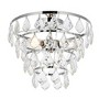 Elegant Lighting Ella 16 inch flush mount in chrome - 3 of 4