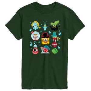 Men's - Spongebob Squarepants - Spongebob: The Search For Squarepants Grid Short Sleeve Graphic T-Shirt - 1 of 4