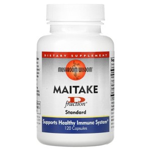 Mushroom Wisdom Maitake D Fraction, Standard, 120 Capsules - 1 of 4