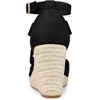 Allegra K Women's Closed Toe Espadrille Platform Wedges Heel Ankle Strap Sandal - 3 of 4