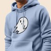 Dalix Giant Ghost Embroidered Hoodie Soft Fleece Hood Sweatshirt Mens - 4 of 4
