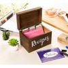 Sustainable Greetings 24-Pack Kitchen Recipe Card Dividers, Modern Colorful Style, Top Index Tabs Organizer Your Recipe Box, 4x6 inch - 3 of 4