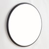Plum & Post Ryland Mirror Large - Black Round Iron Frame - Beveled Edge - 2 of 3