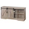 NicBex Rustic Farmhouse TV Stand with Barn Doors Entertainment Center with Storage Compartments for Living Room, Bedroom - 3 of 4