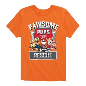 Boys' - Paw Patrol - Pawsome Pups To The Rescue Short Sleeve Graphic T-Shirt - 1 of 4