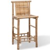VidaXL Bar Stools 2 pcs Bamboo - 4 of 4