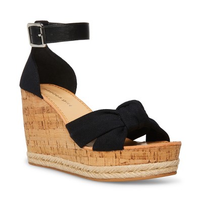 Collette Cork Wedge with Adjustable Ankle Strap
