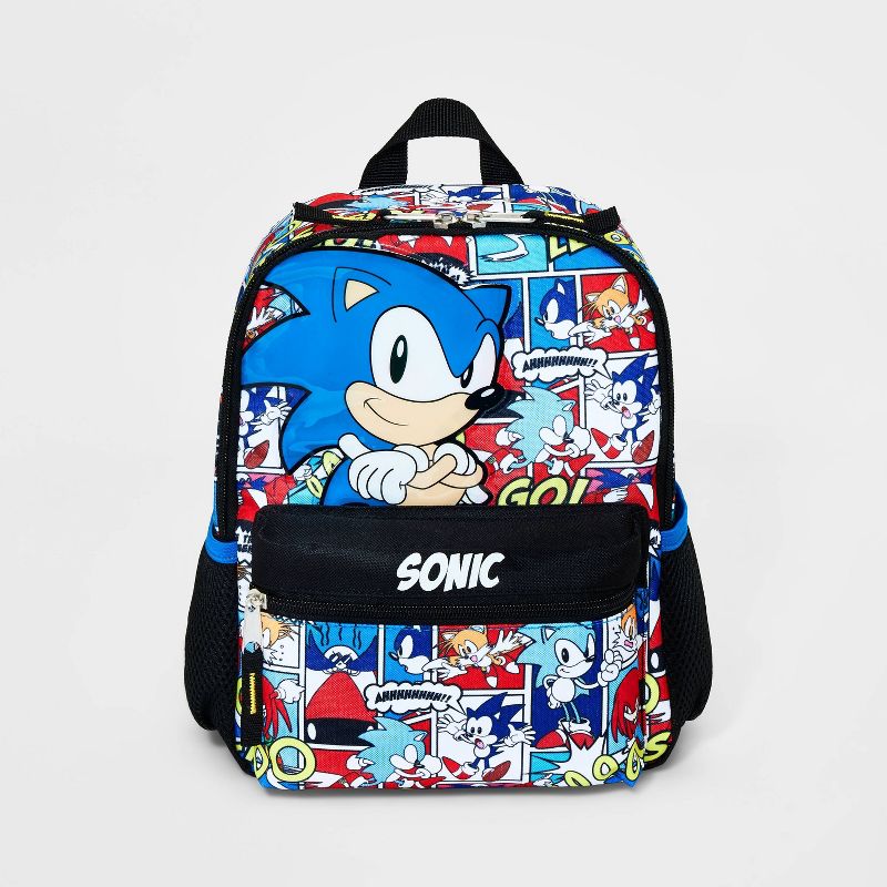Sonic the Hedgehog 11&#34; Comic Mini Backpack - Blue, 1 of 5