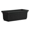 HC Companies 30 Inch Long Fluted Plastic Venetian Garden Window Container Planter Box for Succulents, Indoor or Outdoor Flowers (6 Pack) - 2 of 4