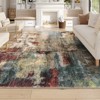 Lahome Modern Abstract Washable Area Rug-Soft Carpet for Living Room, Bedroom, or Office - 2 of 4