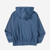Coolmee Women's Corduroy Drawstring Hooded Pocket Zip Up Jacket Loose Shacket Coat - 3 of 4