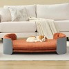 Scandinavian Style Elevated Cat Couch Bed with Washable Mattress, Indoor Pet Furniture for Medium Cats and Dogs -3irtyhousy - 2 of 4