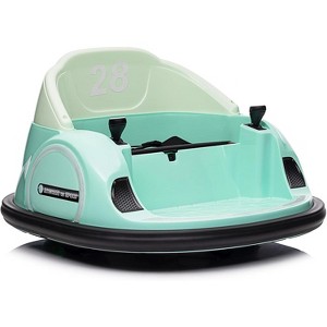 12V Kids Ride-On Bumper Car, Electric Toddler Vehicle with Remote Control, Battery Display, 360° Spin, LED Lights, MP3 & USB - 1 of 4