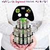 Big Dot of Happiness Game Zone - DIY Pixel Video Game Party or Birthday Party Money Holder Gift - Cash Cake - 2 of 4