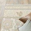 Oriental Weavers Craft 93002 Ash/ Sand Indoor Area Rug - 2'6" x 8' - 3 of 3