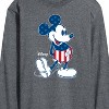Men's - Disney - Mickey Flag Pattern Long Sleeve Graphic T-Shirt - 2 of 4
