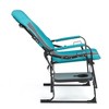 FURNIinspire Outdoor Portable Chairs Camping Chair Directors Chair, Oversized Portable Folding Chair With Side Table, Blue, 27.56"*24.41"*43.31" - 2 of 4