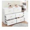 Elegant Modern Retro 6-Drawer Chest with Metal Handles - Stylish Storage for Bedroom and Living Room - 4 of 4