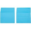Sustainable Greetings 100-Pack Invitation Envelopes for 5x7 Cards, Ideal for Wedding, Birthday, Baby Shower, 5.25"x7.25" (Aqua Blue) - 4 of 4