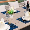 PURPLE LEAF Outdoor Dining Set  Aluminum Outdoor Patio Table and Chairs Set - 3 of 4