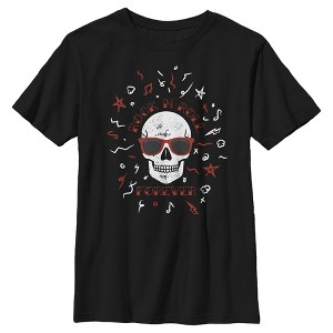 Boy's Lost Gods Rock N' Roll Forever Skull T-Shirt - 1 of 4