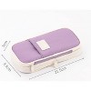 Large Storage Pencil Case Pen Bag with Zipper Big Capacity Pouch Organizer for Office Travel Holder Box - 3 of 4