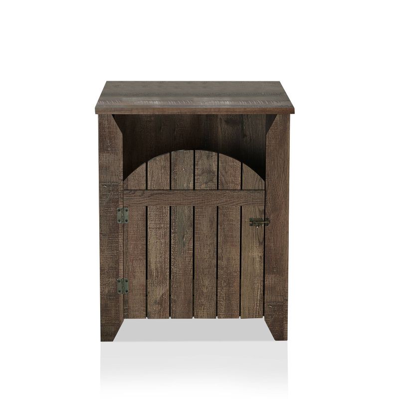 Wolfe Storage End Table Reclaimed Oak - HOMES: Inside + Out, 1 of 8