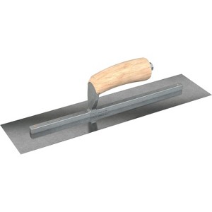 Bon Tool 66-221 Finish Trowel - Square - Cs - 11 X 4.5 - Wd - 1 of 1