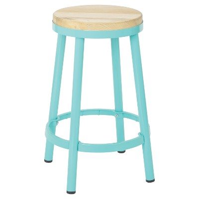 26" Bristow Adjustable Height Barstool Mint - OSP Home Furnishings