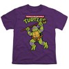 Teenage Mutant Ninja Turtles Donnie Solo Youth T Shirt, Purple - 2 of 4