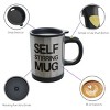 Sondpex ASM-901 8 oz Self-stirring Coffee Mug, Black & Silver, 1 - Metro  Market