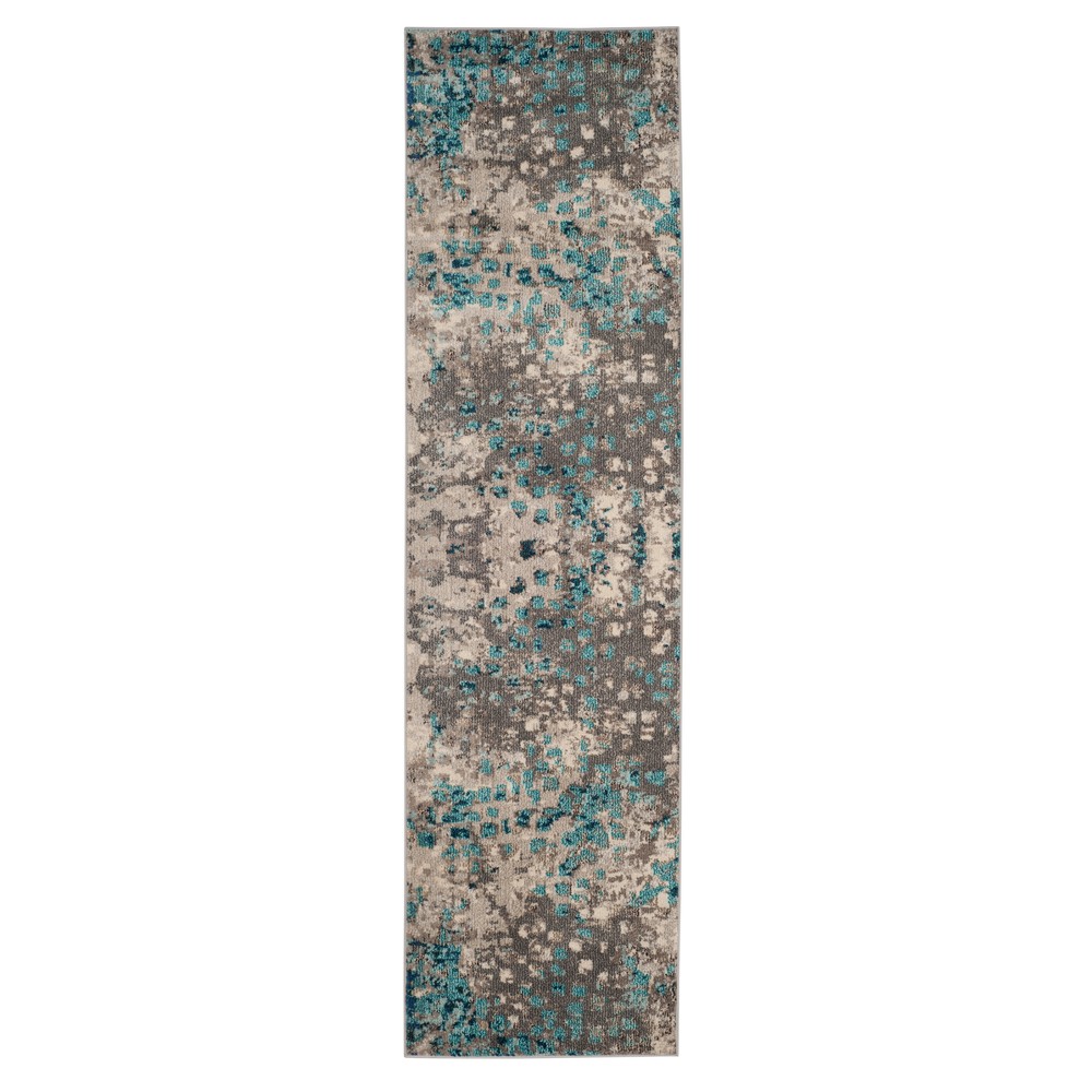  Runner Gray/Light Blue Splatter Loomed
