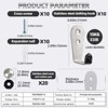 Phiestina 10-Pack Stainless Steel Hooks for Bathroom & Home Storage - 4 of 4