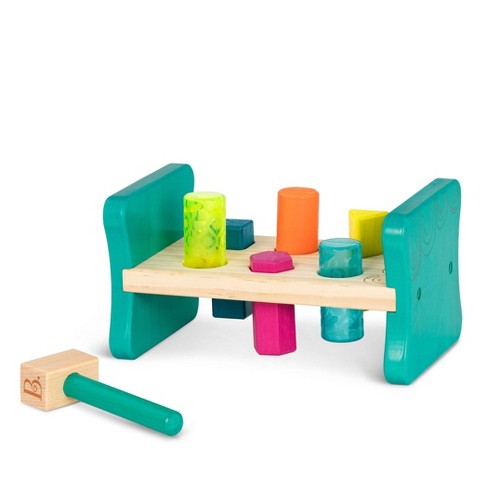 B. Toys Wooden Shape - Colorful Pound & Play : Target